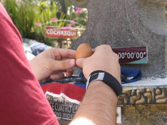 11. Prueba del huevo en el Museo Solar Intiñán